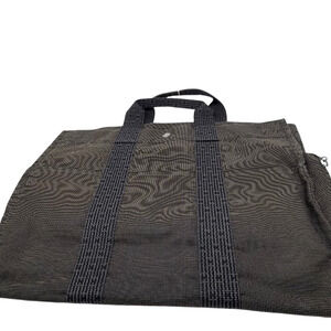 Hermès Fourre Tout Gray Canvas Tote Bag